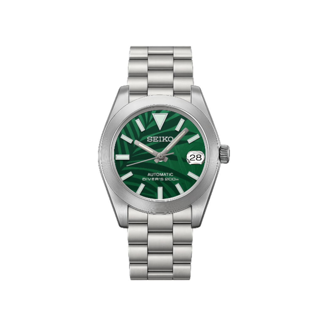 Seiko Oyster Perpetual -  Green Palms