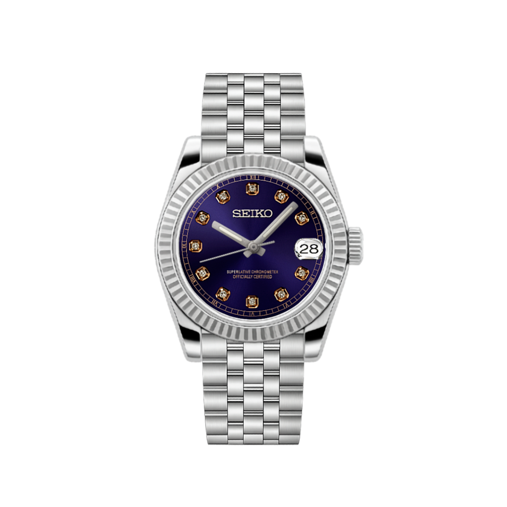 Seiko Datejust - Purple Diamond