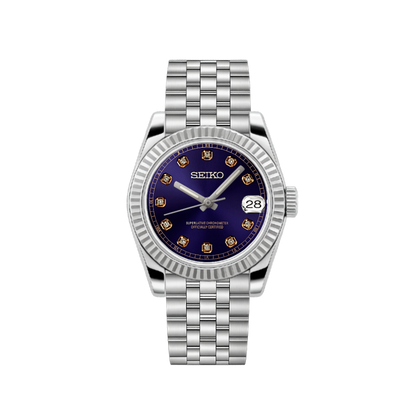 Seiko Datejust - Purple Diamond